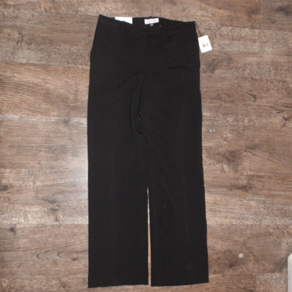 Calvin Klein The Madison Dress Pants Womens 2 Black NEW Trousers
